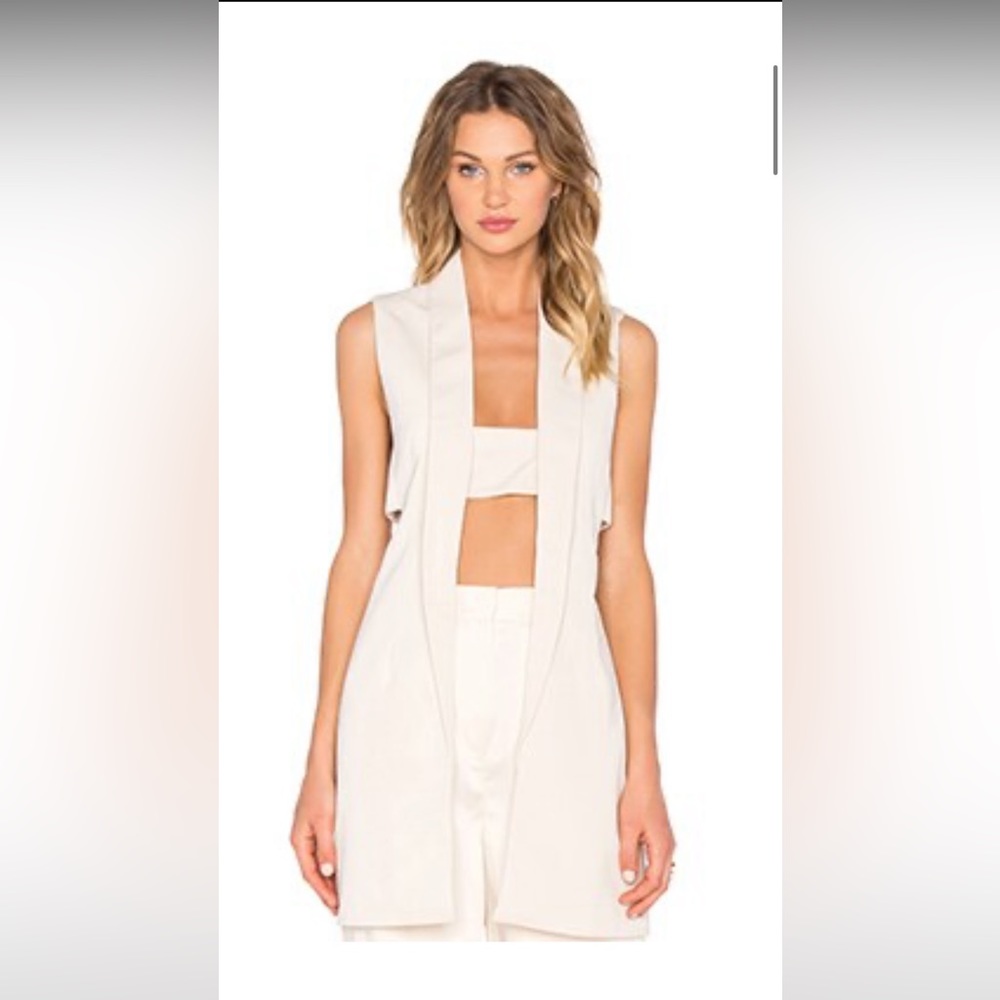 Finders Keepers The Logic Vest in Cream